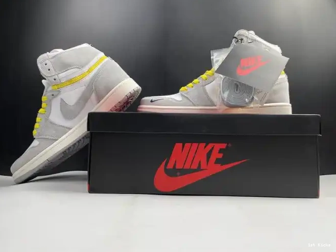 1st Kicks High CW6576-100 Jordan 1 Light Smoke Switch Air 0612